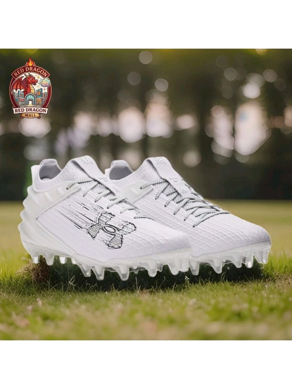 Under Armour Blur Smoke 2.0 Molded Cleat 3026330-101 - Men's Size 15